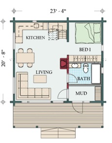 log cabin kit homes