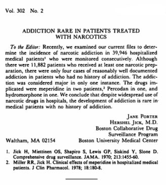 Porter Jick NEJM letter