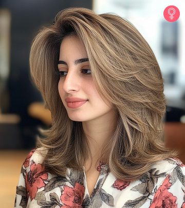 A girl with a short bob hairstyle