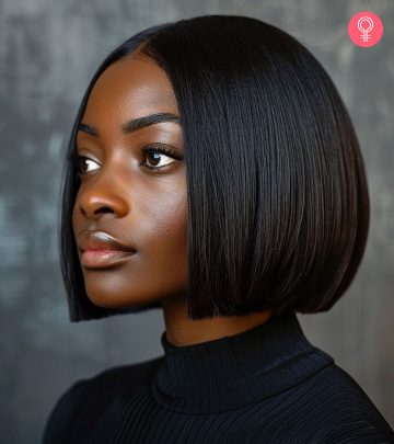 A Japanese girl with a short bob hairstyle