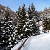 weg nr vals richtung fane alm winter schnee