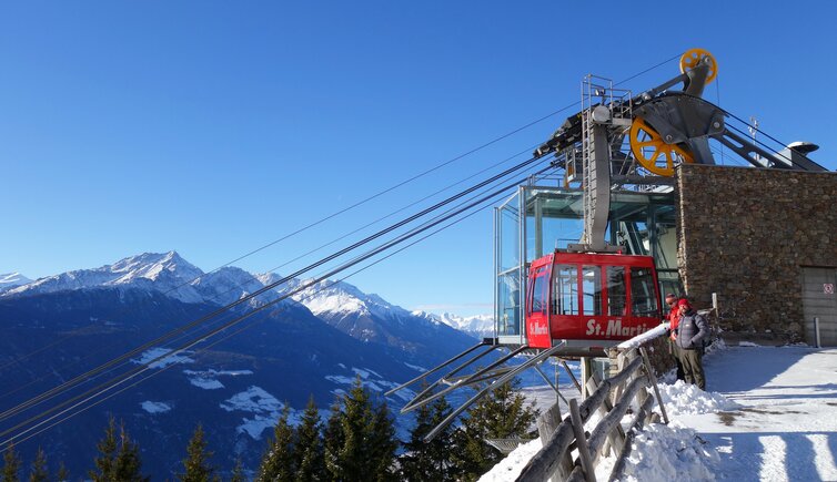 st martin im kofel seilbahn bergstation