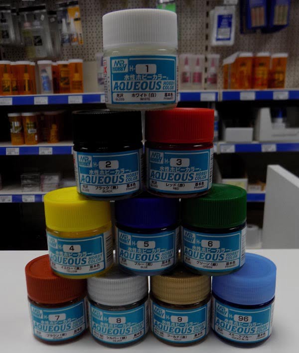 Mr Color H line of Aqueous Paints now at Sunward Hobbies