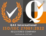 ISO/IEC 27001:2022 Registered Company logo