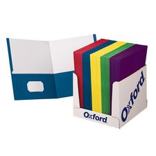 School Grade Twin Pocket Folders, 100 Per Box