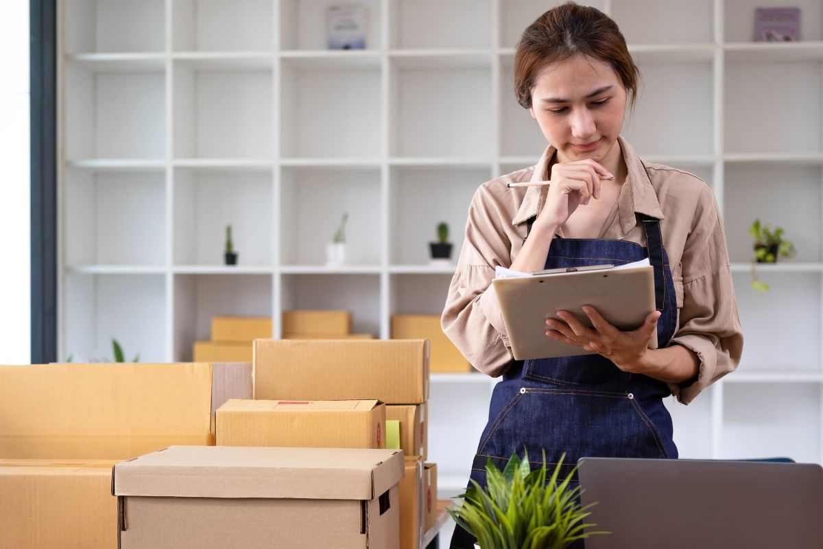 Women thinking how to sell amazon products without inventory