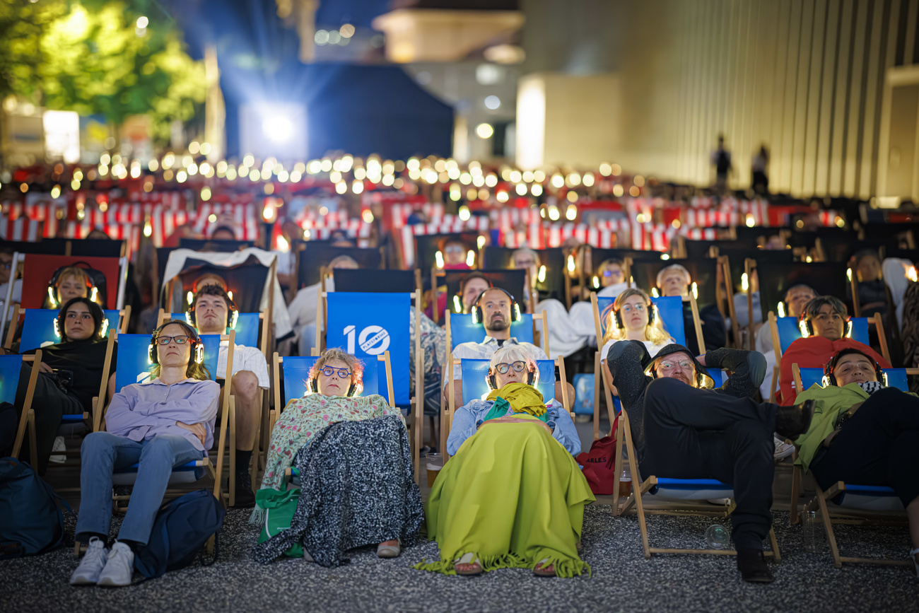 Crowd in Locarno