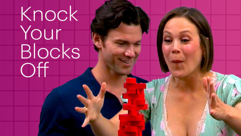 Kevin McGarry and Erin Krakow play Knock Your Blocks Off: Swooon Edition