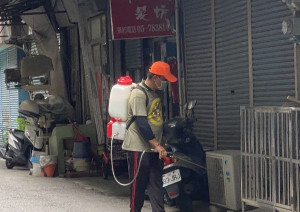 北港鎮公所已於23日完成北港地區全鎮登革熱病媒蚊防治噴藥工作／翻攝照片