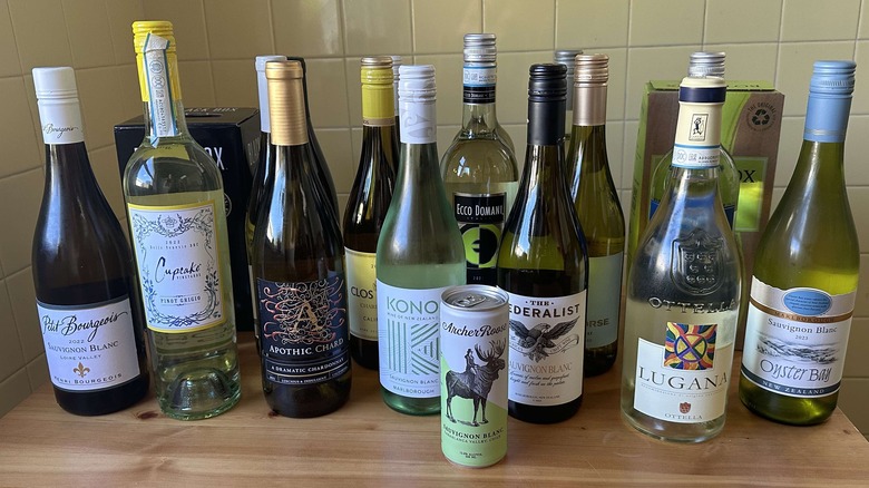 Value white wine bottles