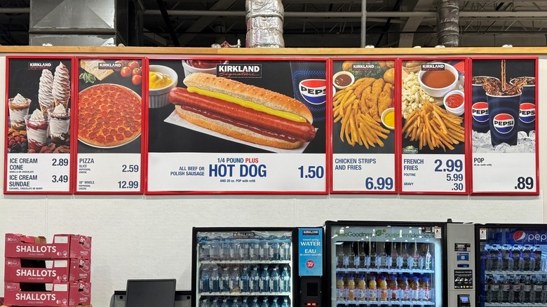 Costco food court menu