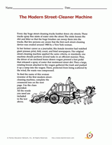 The Modern Street-Cleaner Puzzle & Reading Passage