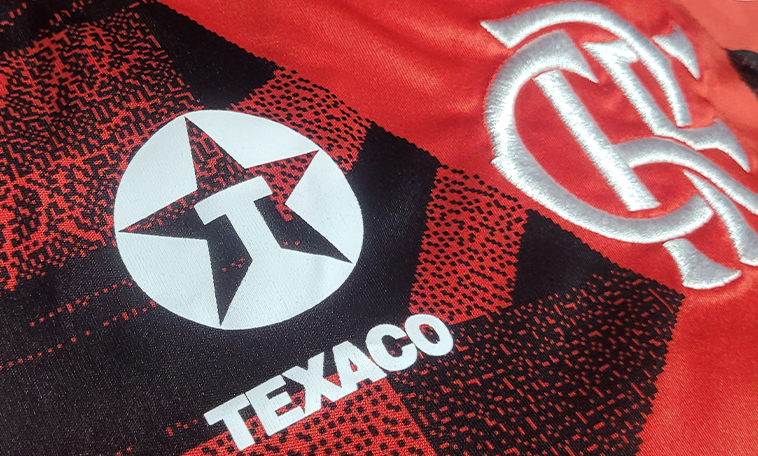 A Texaco é a nova patrocinadora do Flamengo