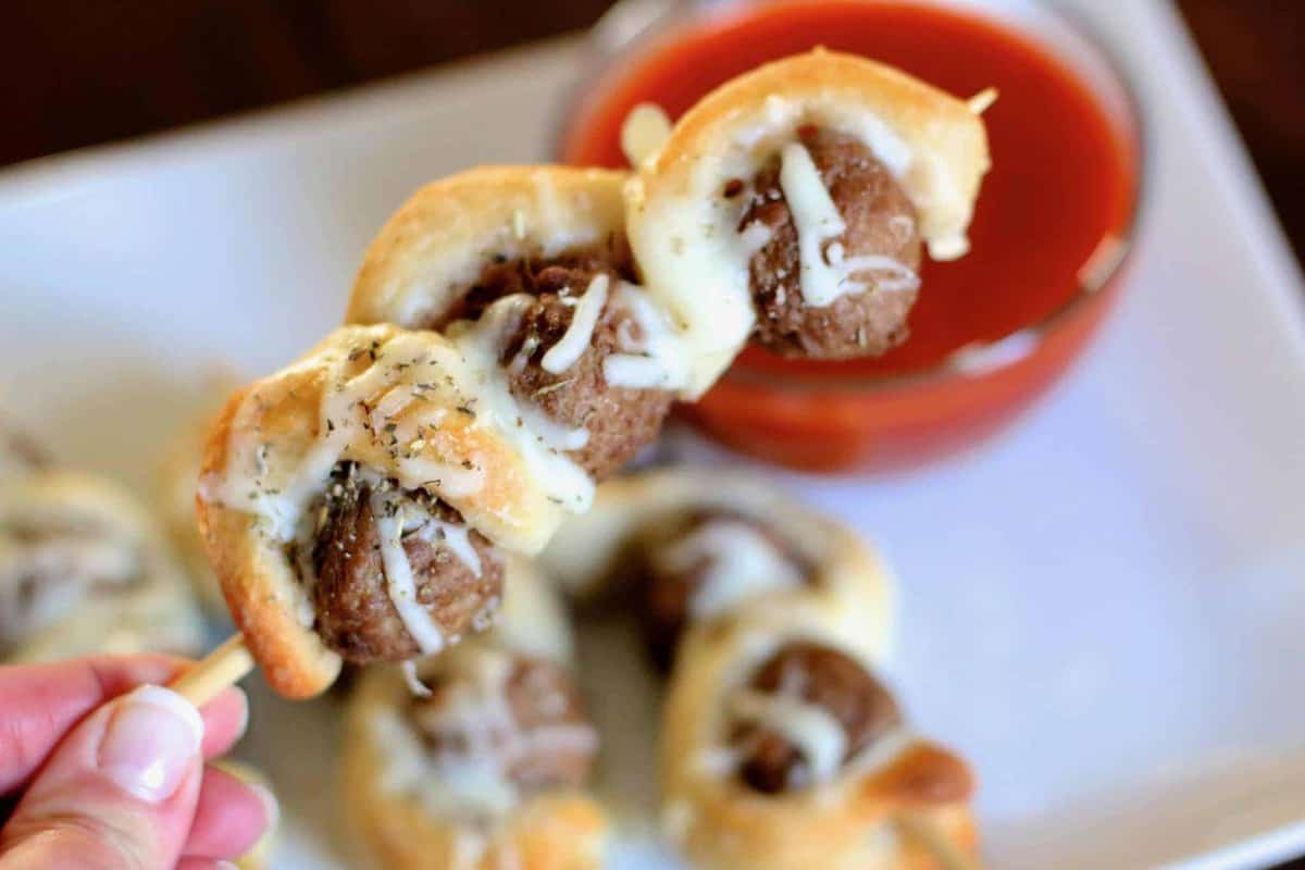 Meatball Sub on a Stick