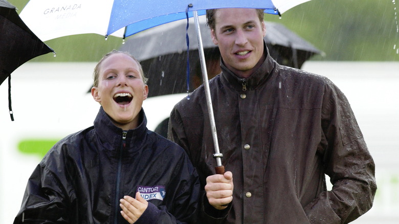 Prince William and Zara Tindall laughing