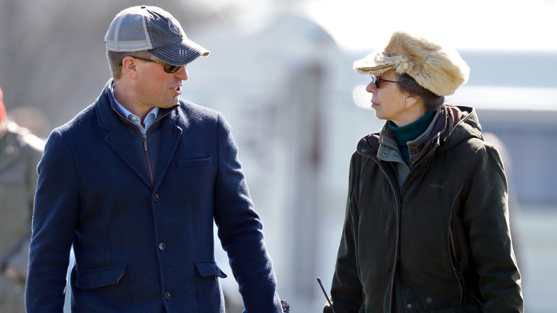 Peter Phillips with Princess Anne