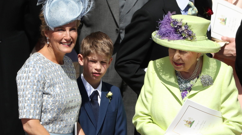 Queen Elizabeth, Sophie, James