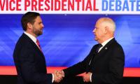 US VP rivals defend Trump and Harris in polite debate