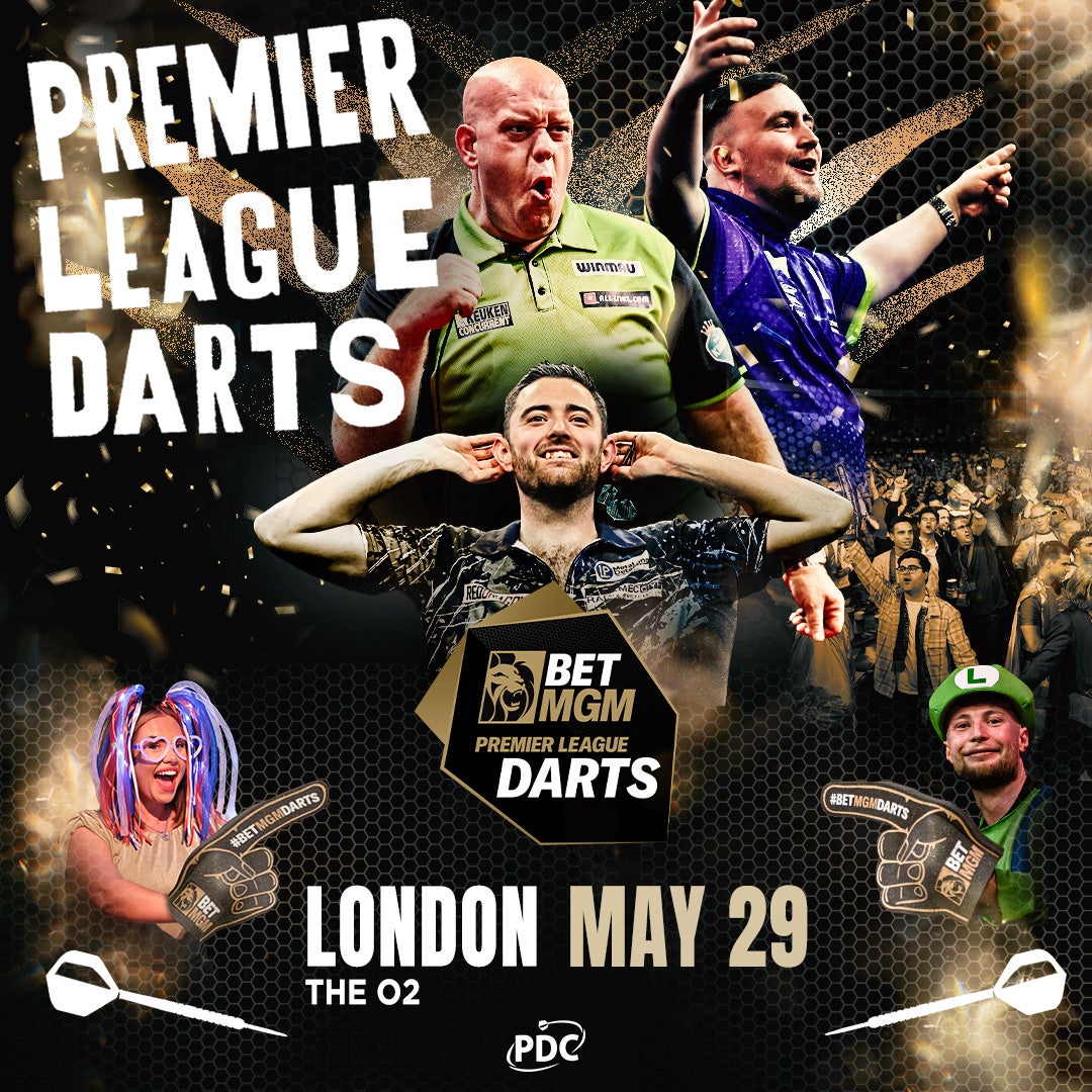 More Info for 2025 BETMGM PREMIER LEAGUE DARTS 