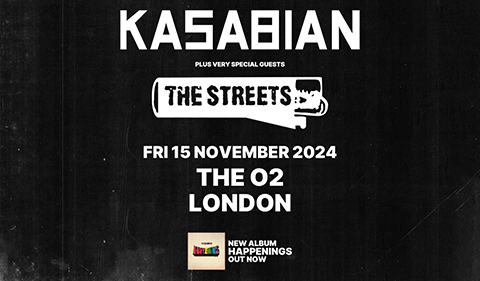 Artwork for Kasabian's show at The O2