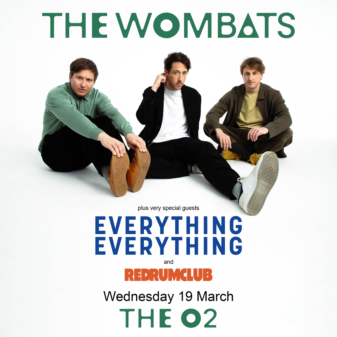 Artwork for The Wombat's show at The O2