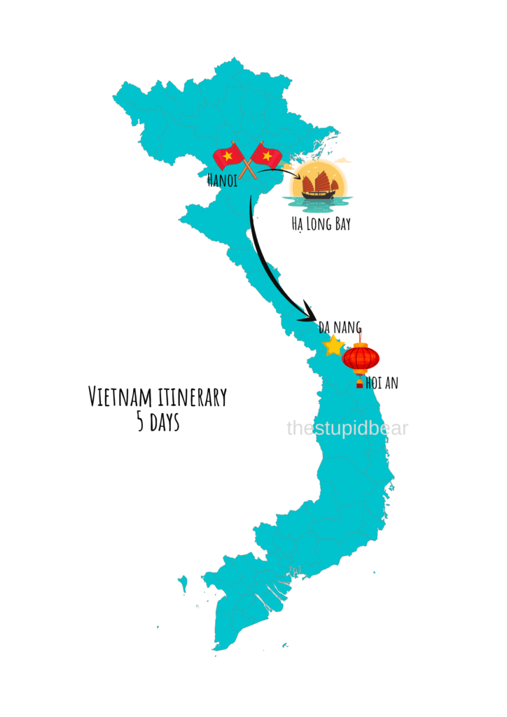 vietnam travel itinerary for 5 days