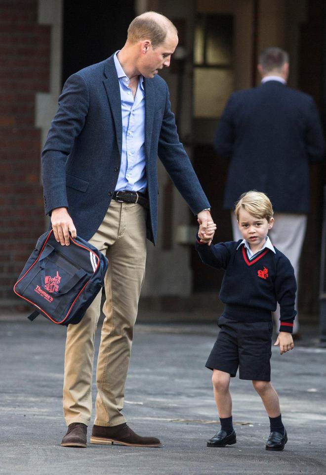  Prince William admitted it has been an 'interesting week' for Prince George and the family