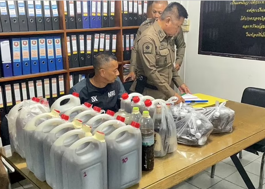 Police said they have also arrested two brothers who allegedly admitted to diluting the moonshine