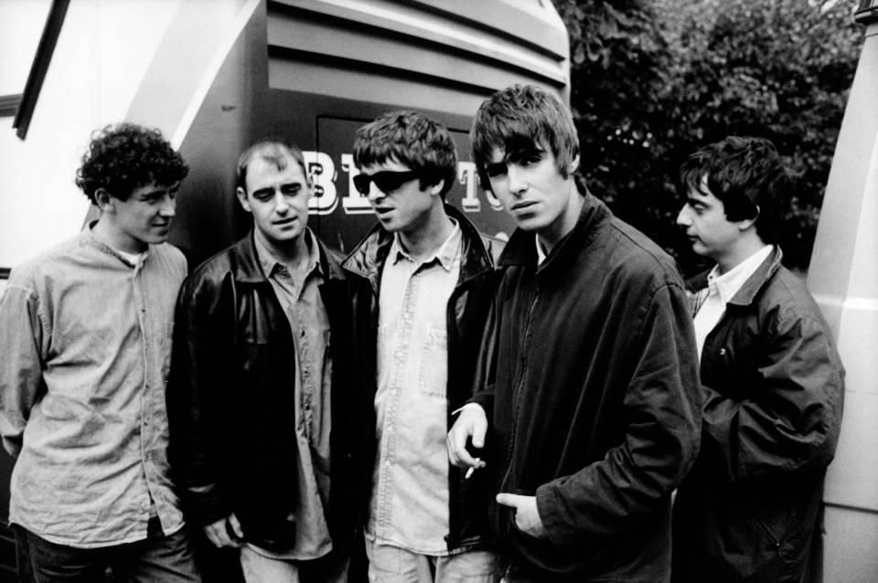 Oasis in their 90s Britpop heyday