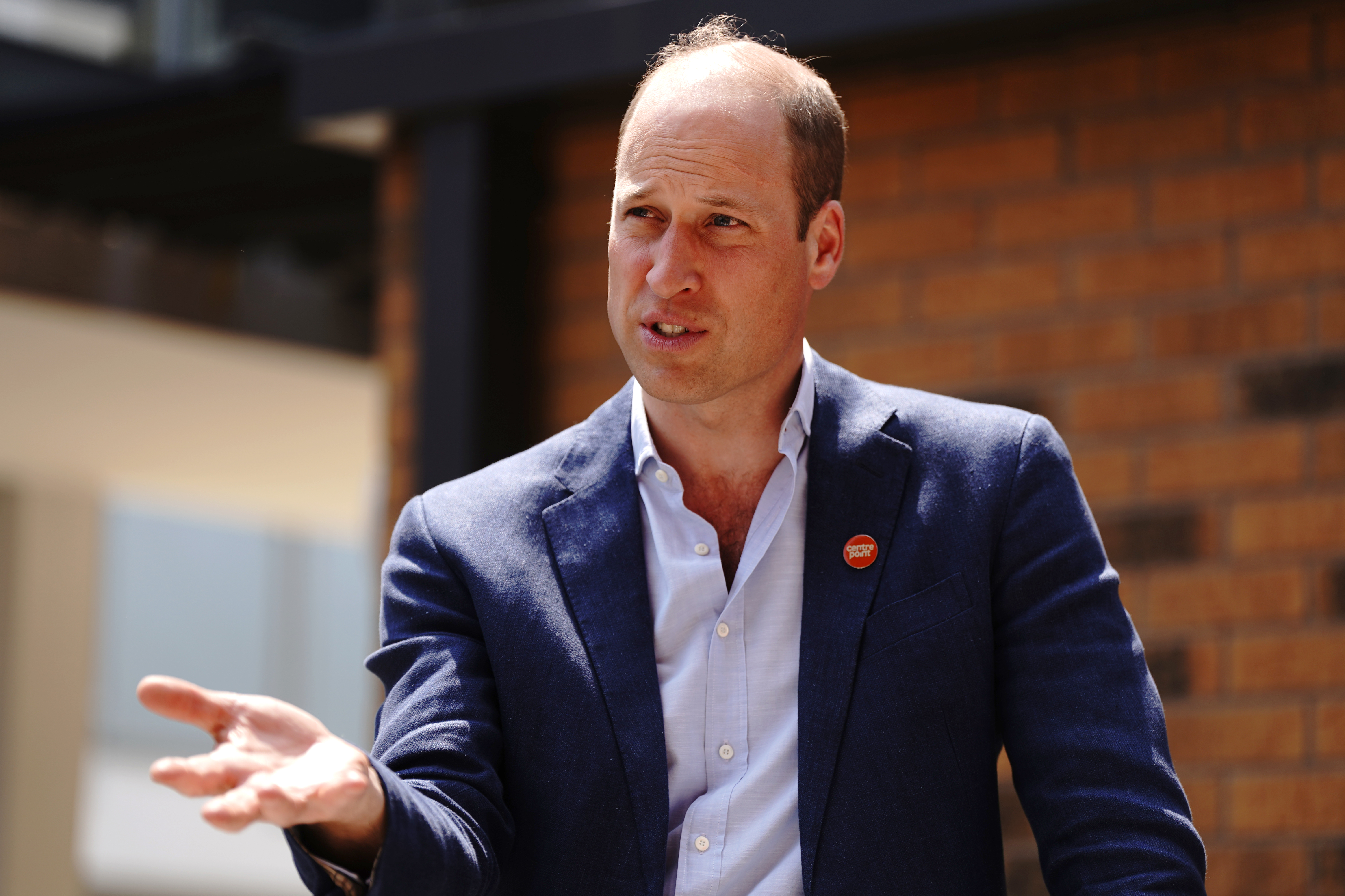 Prince William said he was excited about the launch of his project to stamp out homelessness