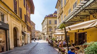 Parma’s historical streets aren’t filled with tourist crowds like some other Italian cities