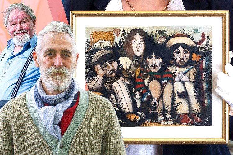 Beatles portrait steals the show as Glasgow gallery celebrates Byrne and Gray