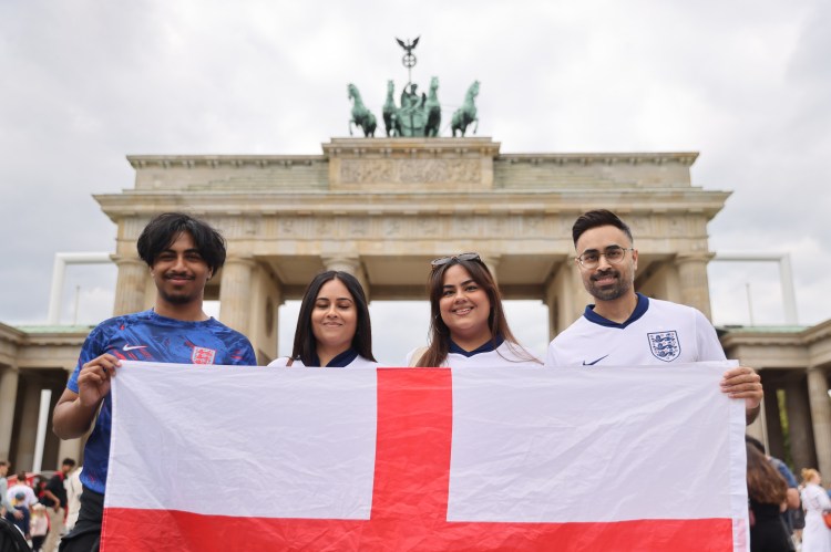 £12,000 and a 500-mile walk: England fans stop at nothing to reach Berlin