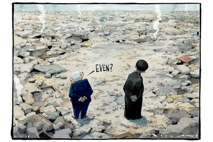 Morten Morland’s Sunday Times cartoon, October 4, 2024