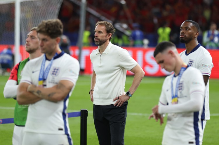 Hold your heads up high, King tells dejected England players