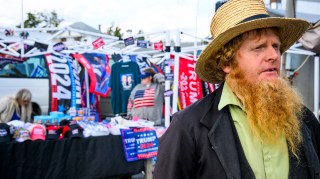 Henry Stoltz, a vegetable farmer, has registered to vote but has not decided who for