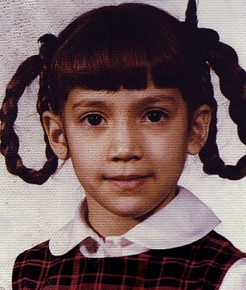 jennifer lopez childhood pic