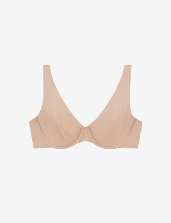 24/7® Second Skin Unlined Bra, Taupe - Thirdlove - Nylon/Spandex