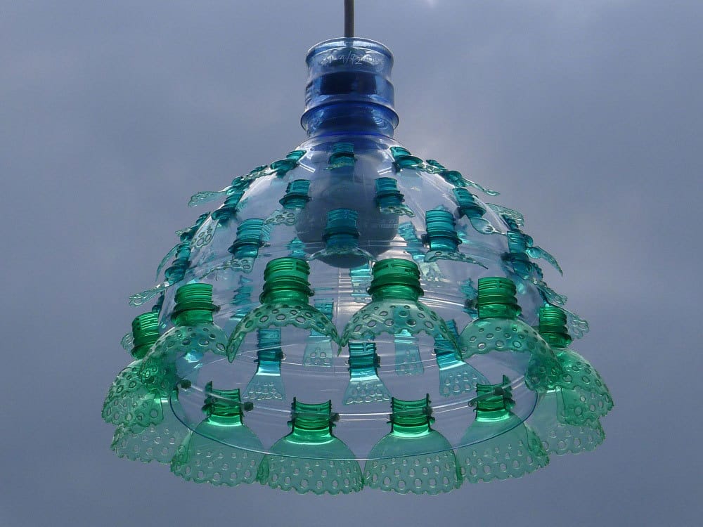 Chandeliers Constructed From Recycled Plastic PET Bottles by Veronika ...