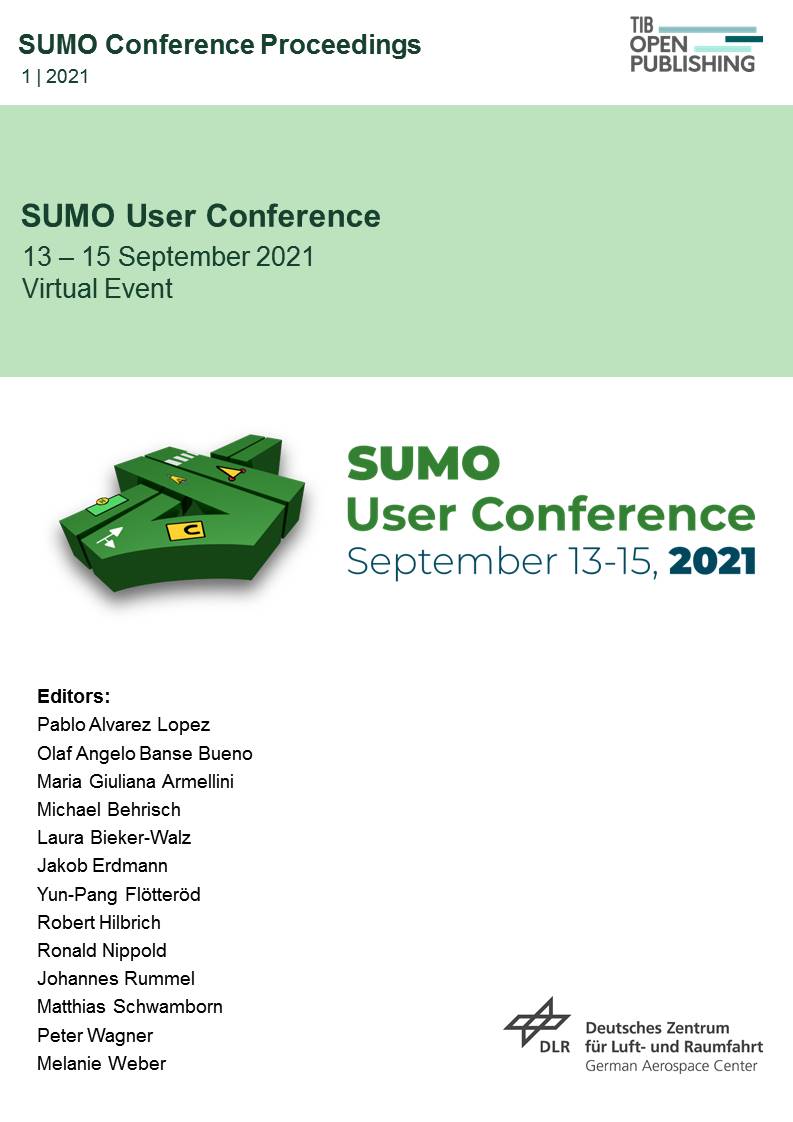                     View Vol. 2 (2021): SUMO User Conference 2021
                