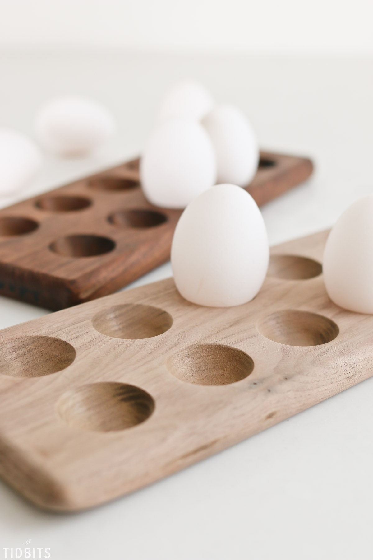 Diy wooden egg holder