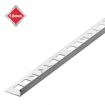 12MM L SHAPE G304 STAINLESS STEEL TRIM