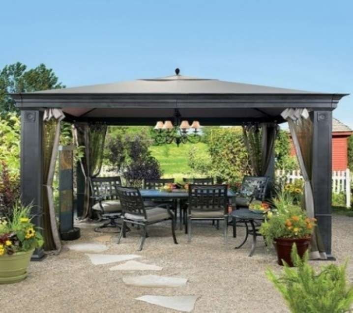 Battery Operated Outdoor Chandeliers For Gazebos Images. Awesome ... throughout Outdoor Gazebo Chandelier