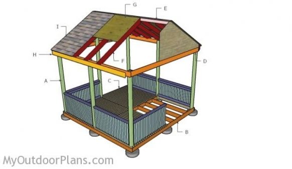 12X12 Square Gazebo Plans