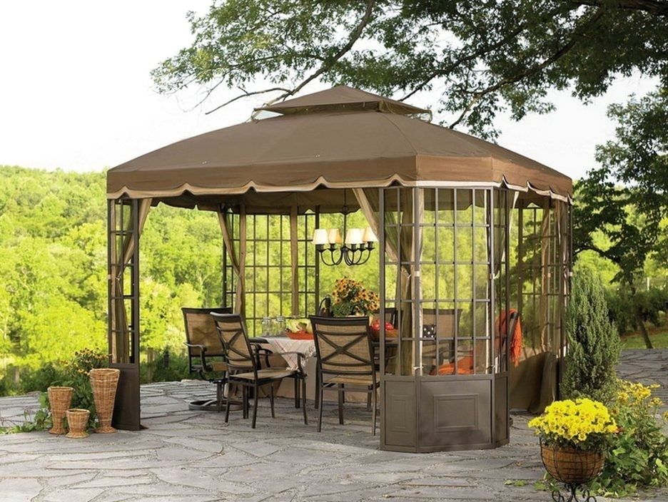 Outdoor Chandeliers For Gazebos And Chandelier Gazebo Home Depot ... for Outdoor Gazebo Chandelier