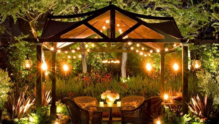 Outdoor Lighting For Summer pertaining to Outdoor Gazebo Chandelier