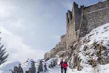 Reutte Ruine Ehrenberg Winter Reutte