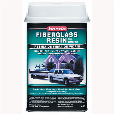 Bondo Fiberglass Resin 1 Pint Can, 12 per Case