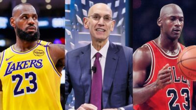 Adam Silver mentioned Jordan as the GOAT over LeBron