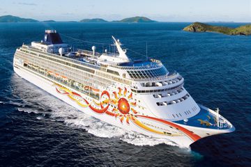 Norwegian Sun in Tortola in British Virgin Islands